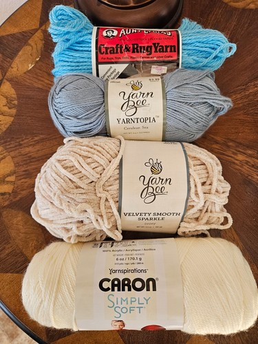 Four skeins yarn caron - four,